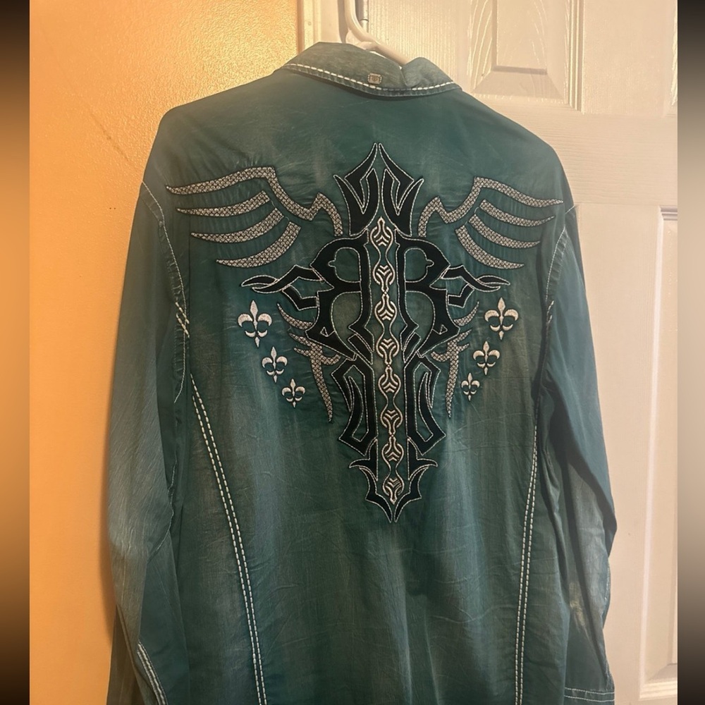 Roar long sleeve shirt for men size M